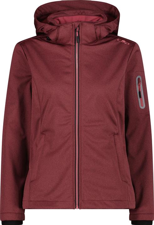 Produktbild CMP Campagnolo Women's Jacket Zip Hood Melange Softshell (52, 5XL)