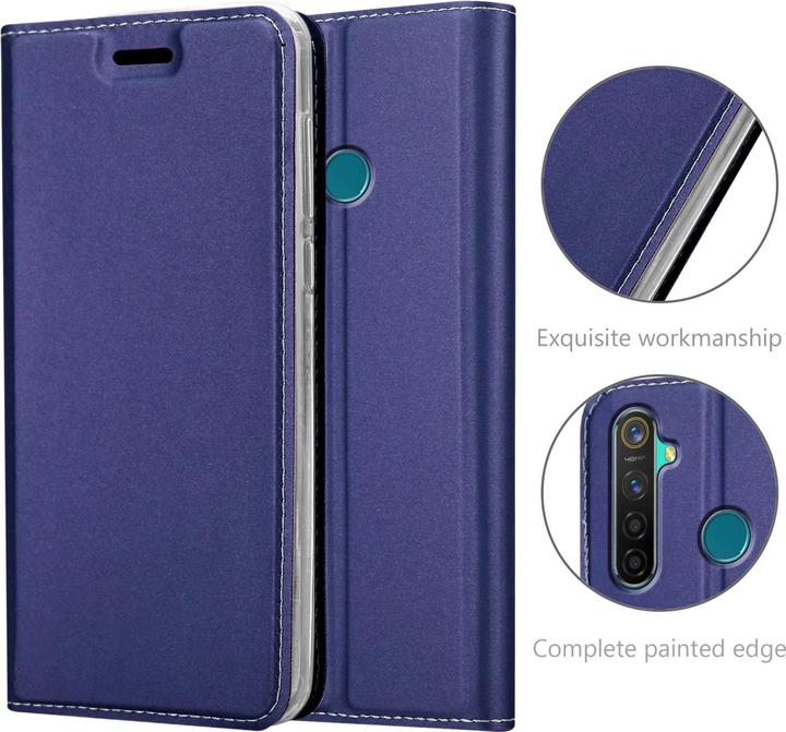 Actual product image Cadorabo Classy Book Case for Realme 5 PRO / Realme Q (Realm Q)