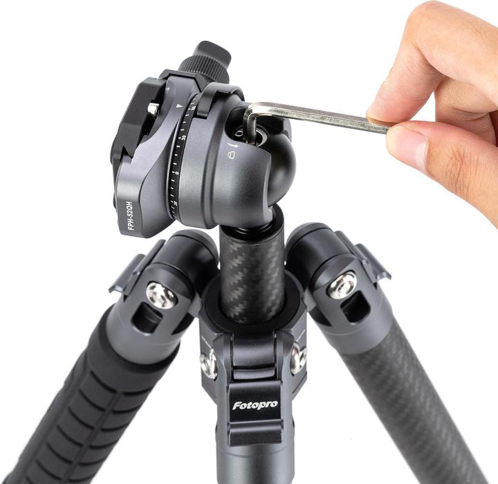 Immagine prodotto Fotopro X Airfly Treppiede in carbonio Oranje (Materiale sintetico)