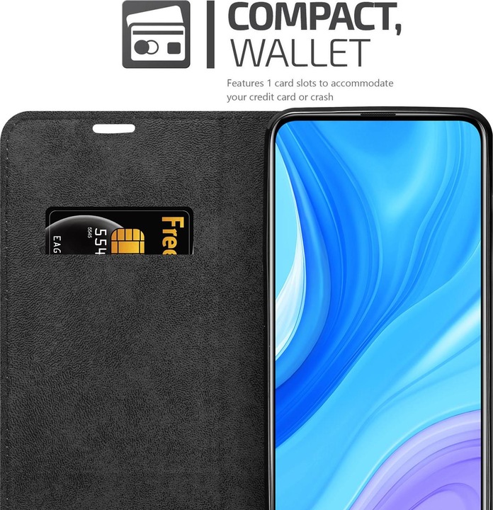 Actual product image Cadorabo Book Invisible Magnet Cover (Huawei P Smart Pro)
