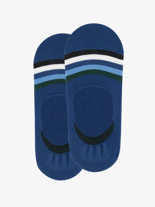 Actual product image DillySocks Hidden Bold Line Blue (35 - 38)