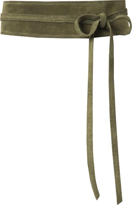 Produktbild Ulla Popken Leder-Bindegürtel, Veloursleder, Einheitsgrösse (One Size)