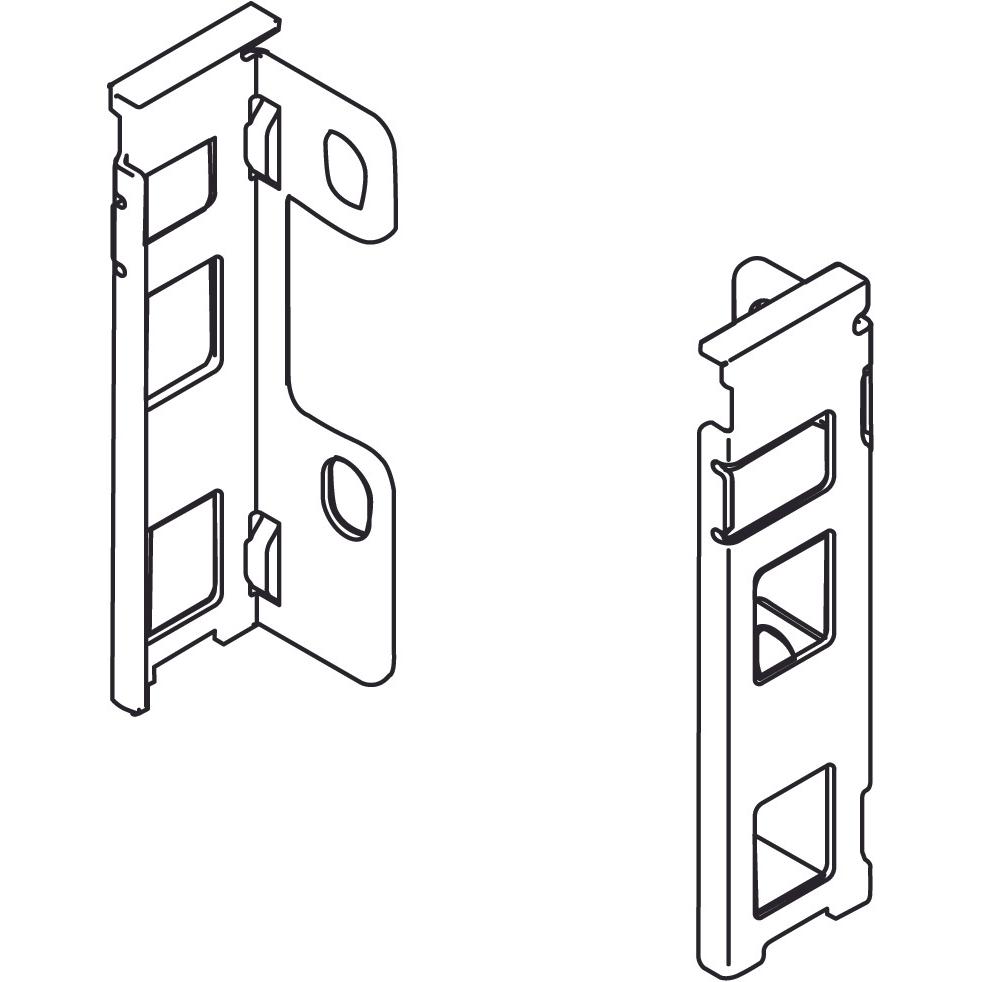 Thumbnail - Blum, Möbelausstattung, Holzrückwandhalter LEGRABOX K (1 Stk.)