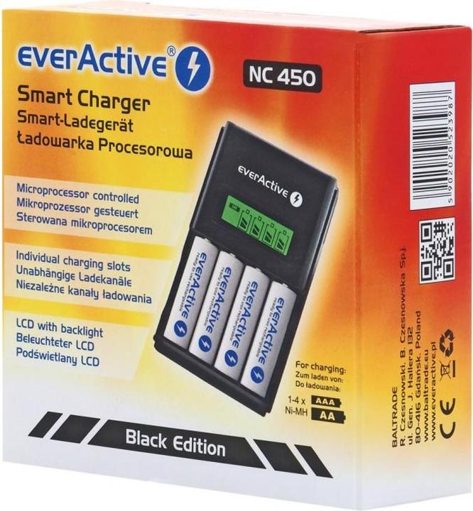 Actual product image Everactive NC450B battery charger Household battery AC (1 pcs., AAA)