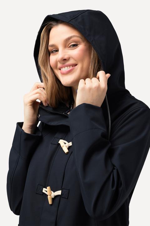 Produktbild Ulla Popken HYPRAR Softshelljacke, wasserabweisend, Knebelknöpfe (62)