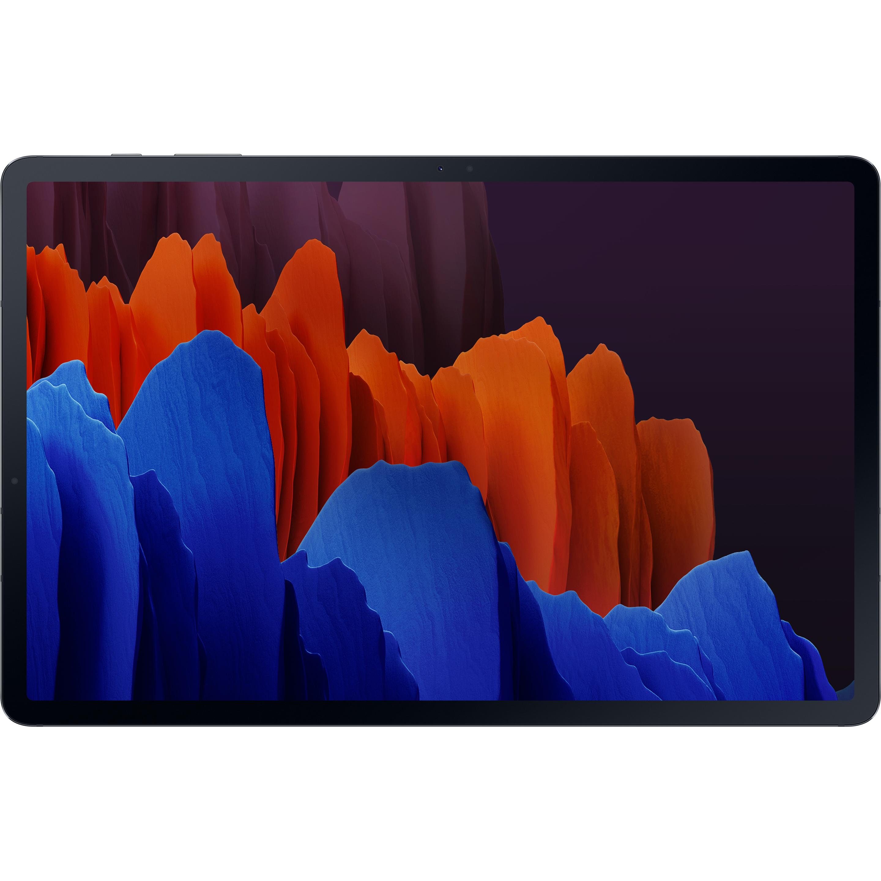 Samsung Galaxy Tab S7+ (5G, 12.40", 256 GB, Mystic Black), Tablet, Schwarz