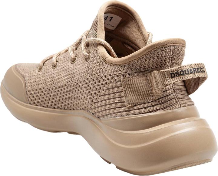 Produktbild Dsquared2 fly stretch knit sneakers khaki color (44)