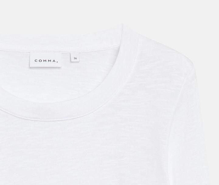 Produktbild Comma Basic Longsleeve aus leicht strukturiertem Baumwoll-Modal-Mix (36)