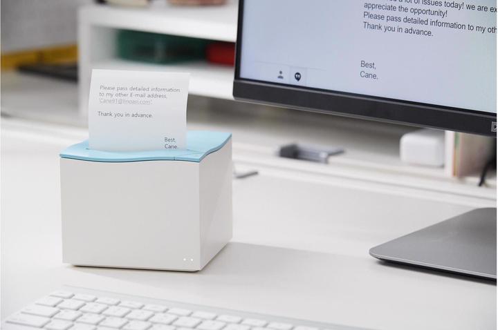 Produktbild Nemonic Notizzettel-Drucker (Thermodirekt, Schwarz-Weiss)