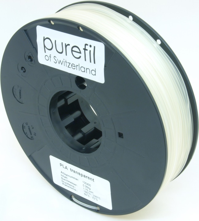 Actual product image Purefil Filament (PVA, 1.75 mm, 350 g, Transparent)
