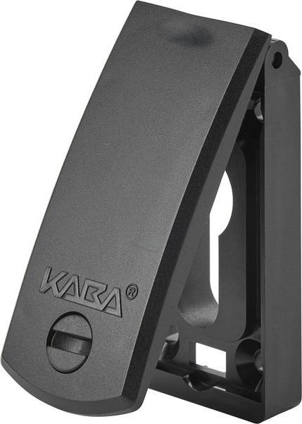 Produktbild Dormakaba KABA Klapprosette mit Deckel schwarz 72x33mm