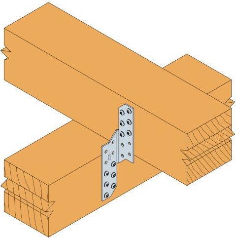 Actual product image Simpson Sst Rafter purlin anchor SPF SPF290L left 290x32.5x2mm (Rafter purlin anchor, 100 pcs.)
