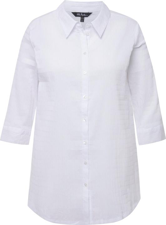 Produktbild Ulla Popken Bluse, Bubble-Qualität, Hemdkragen, 3/4-Arm (62)