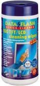 Actual product image Data Flash Screenclean 100 dispenser box (100 x)