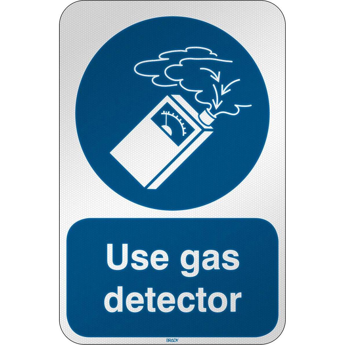 Brady, Etiketten, ISO Safety Sign - Use gas