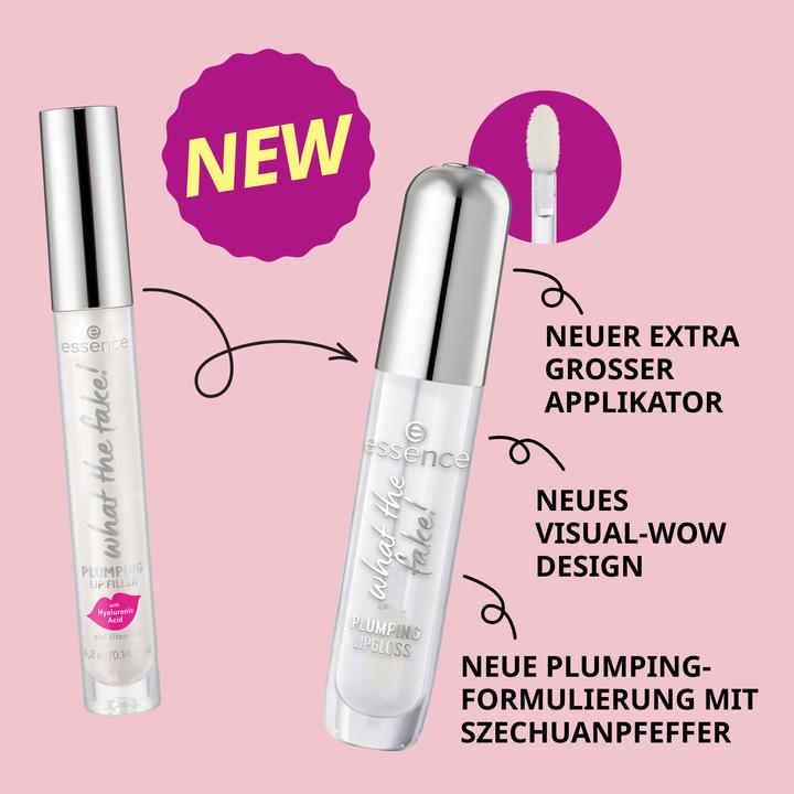 Produktbild essence what the fake! PLUMPING LIPGLOSS (102 Pink About It)