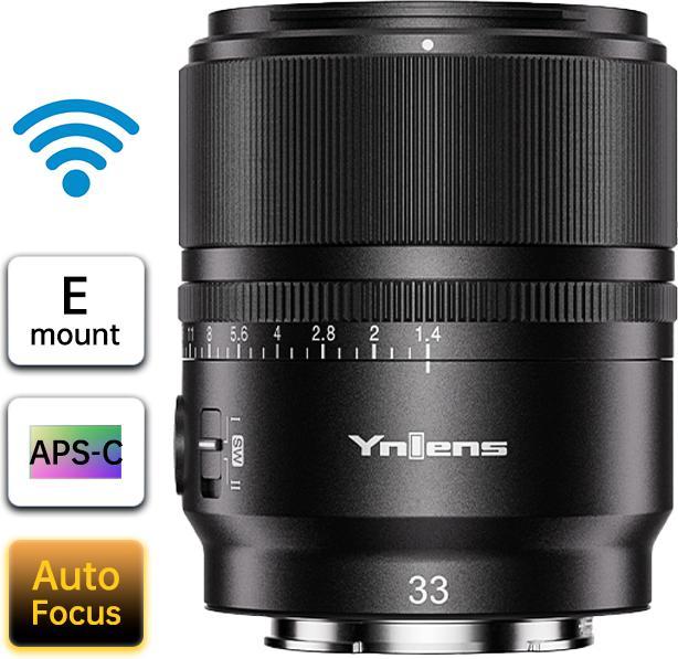 Immagine prodotto Yongnuo YN33mm F1.4S DA DSM WL PRO (Sony E, APS-C / DX)