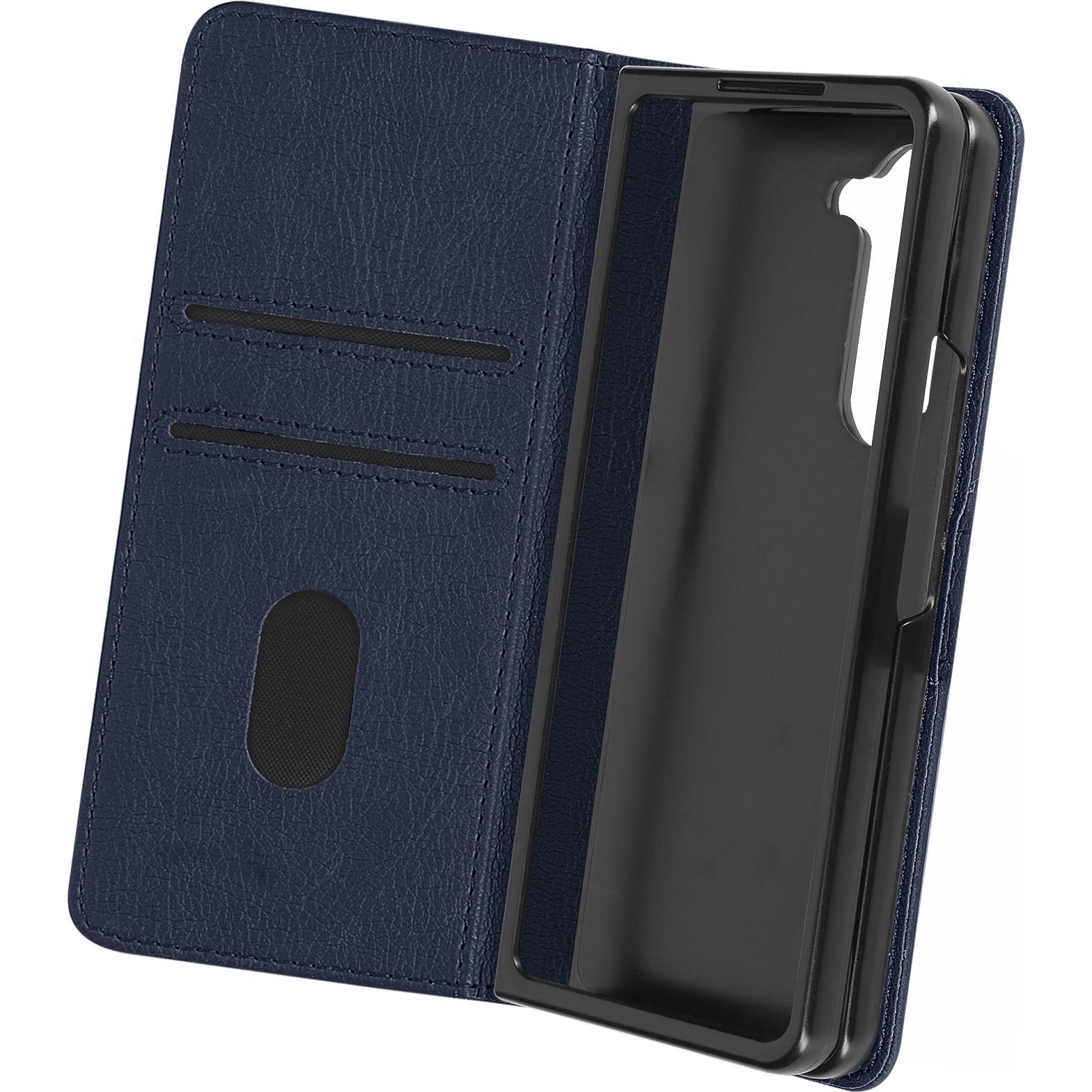 Avizar Chesterfield Series (Samsung Galaxy Z Fold5), Smartphone Hülle, Blau