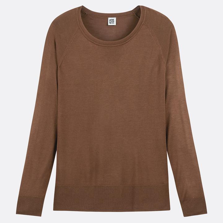 Produktbild La Redoute Collections Pullover mit Rundhalsausschnitt aus Feinstrick (XL)