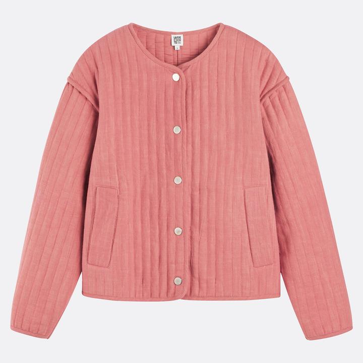 Actual product image La Redoute Collections Gesteppte Übergangsjacke mit Druckknopfverschluss (L)