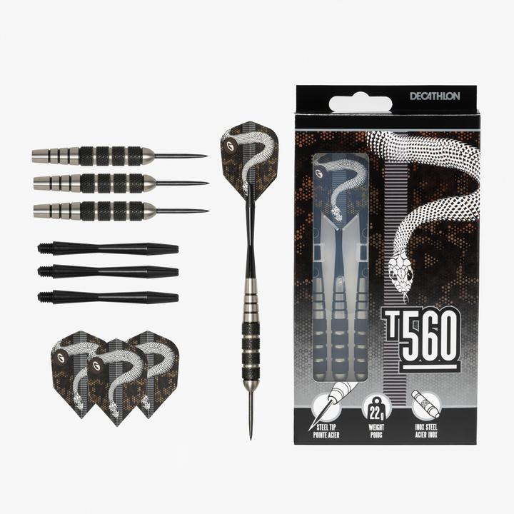 Produktbild Canaveral Dartpfeile T560 Steeldart 3 Pfeile Stahlspitzen (124 g)