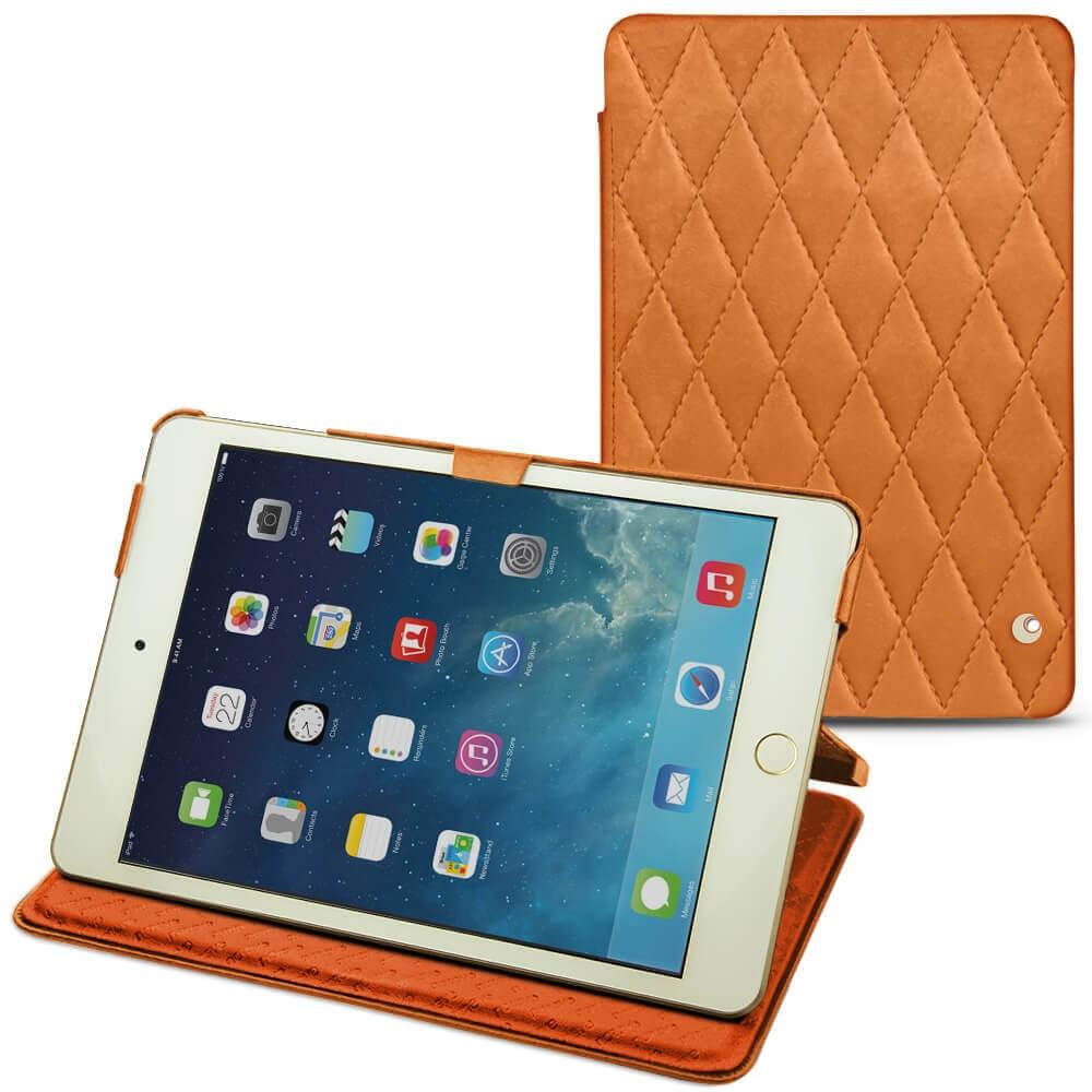 Noreve Lederschutzhülle horizontal (iPad Mini 5), Tablet Hülle, Orange