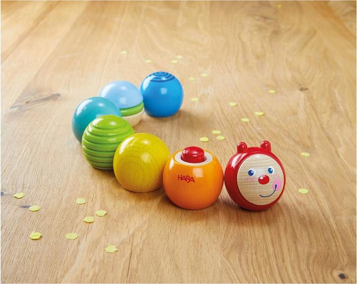 Actual product image Haba Discovery building blocks caterpillar