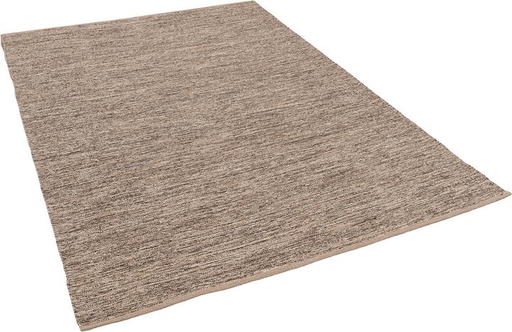 Pergamon Baumwolle Natur Kelim Teppich Easy Meliert