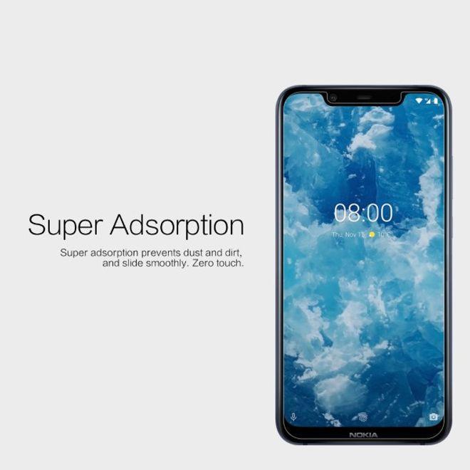 Actual product image Nillkin Super Clear Series Protective Film (1 Piece, Nokia 8.1)