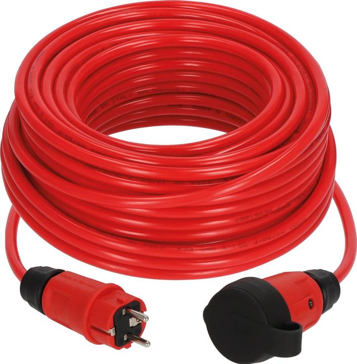 Actual product image Brennenstuhl 9161250210 Power extension cable 16 A black, red 25 m H07BQ-F (25 m)
