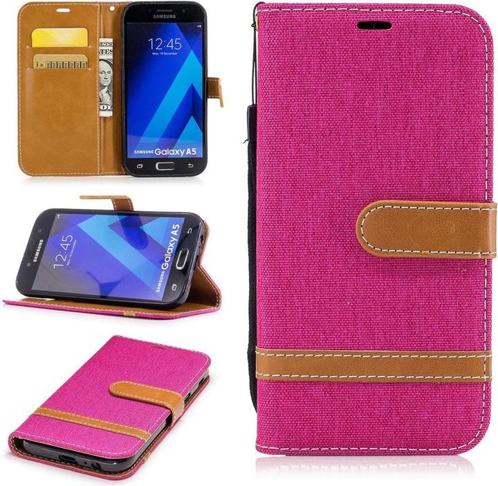 Produktbild König Design Hülle Handy Schutz für Samsung Galaxy A5 (2017) Case Cover Tasche Wallet Etui (Samsung Galaxy A5 (2017))