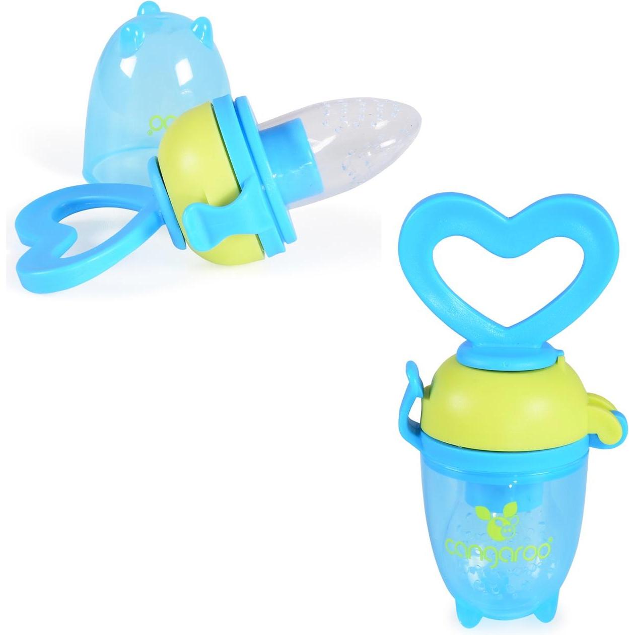 Moni, Babyflasche, Fruchtsauger F1333 blau (30 ml)