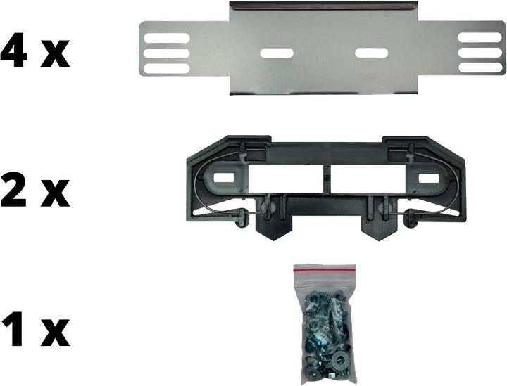 Produktbild Unifix Wechselnummerhalter-Set (Front + Heck)