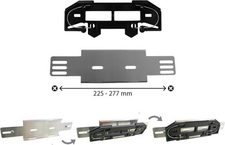 Unifix Change number holder set (Front + rear)