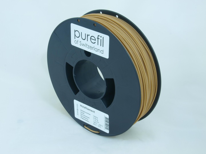 Actual product image Purefil Filament (PLA, 1.75 mm, 350 g, Brown)