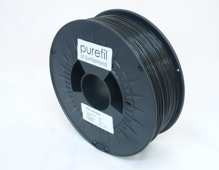 Productafbeelding Purefil Draad (PLA-R, 1.75 mm, 1000 g, Zwart)