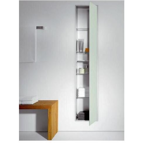 Thumbnail - Emco, Badezimmerschrank, Abfallsammler-Modul ASIS 300 Unterputz, 495x314mm aluminium/schwarz