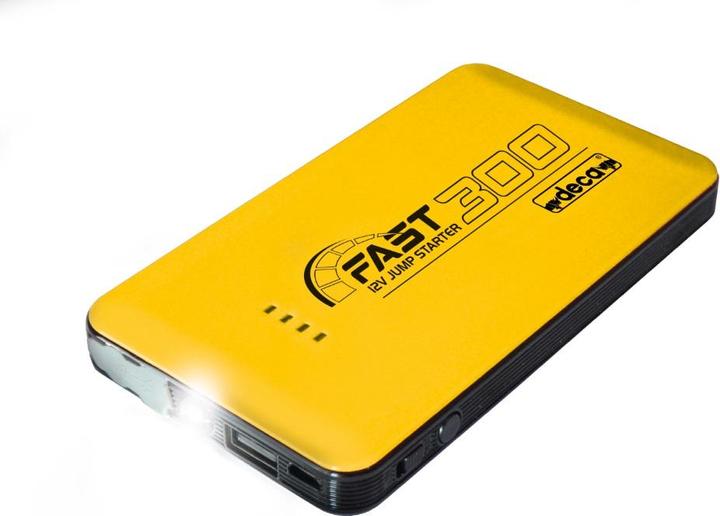 Actual product image Deca Emergency starter and FAST 300 power bank (12V, 500 A)