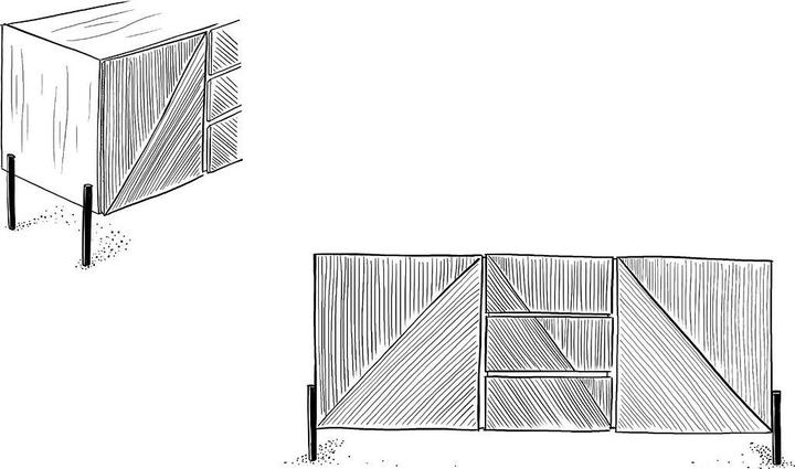 Image du produit La Redoute Interieurs Lodge (157 x 49 x 74 cm)