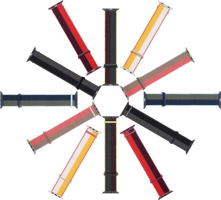 Actual product image Dux Ducis Sport Series Bracelet (38 mm, 40 mm, 41 mm, Nylon, Apple Watch Series 4, Apple Watch SE, Apple Watch Series 6, Apple Watch Series 5, Apple Watch Series 8, Apple Watch Series 3, Apple Watch Series 9, Apple Watch Series 1, Apple Watch Series 2, Apple Watch Series 7)