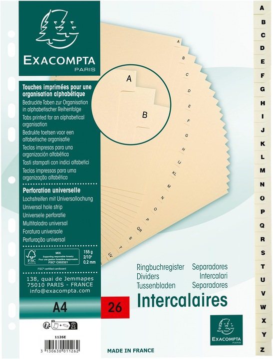Actual product image Exacompta Register