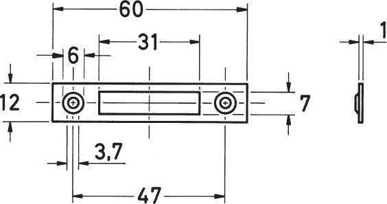 Produktbild Junie Flachschliessbleche (Schliessblech)