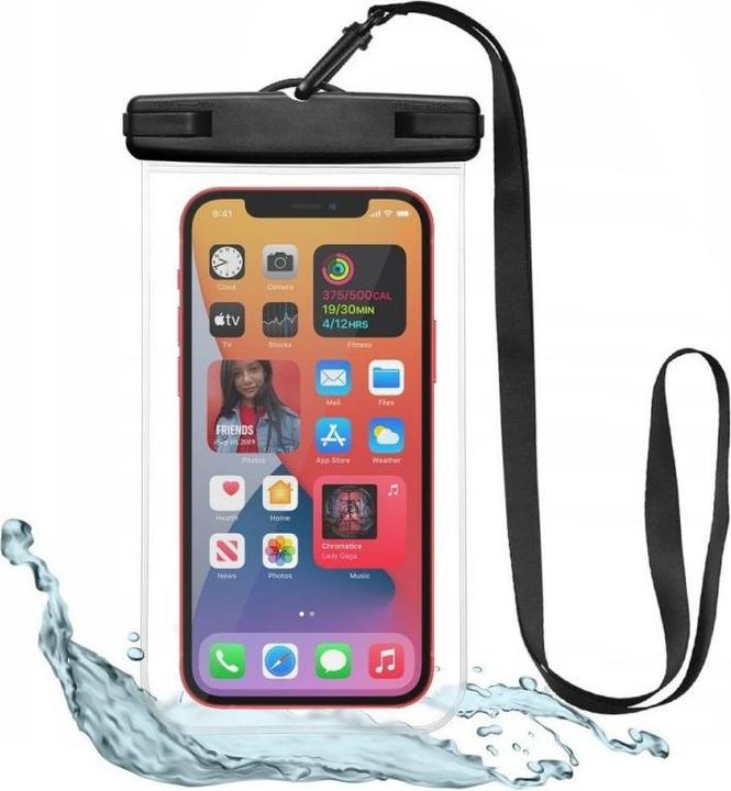 Produktbild Tech-Protect Universelles wasserdichtes Tech-Protect-Gehäuse, Schwarz (Universal)