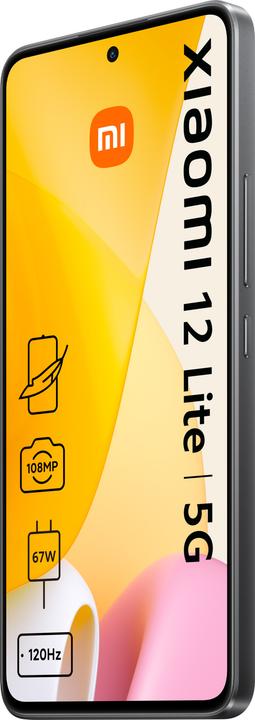 Image du produit Xiaomi 12 Lite (128 Go, Noir, 6.55", Double SIM, 5G)