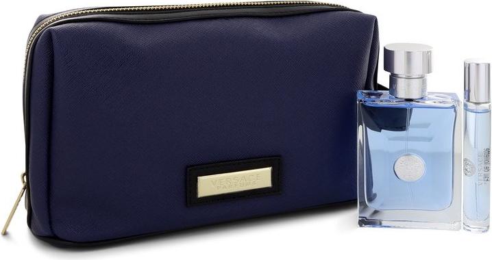 Produktbild Versace Pour Homme by Gift Set -- 3.4 oz Eau de Toilette Spray + 0.3 oz Mini EDT Spray in Pouch (Parfum Set)