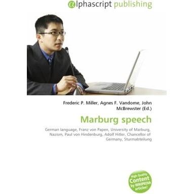Marburg speech, Fachbücher