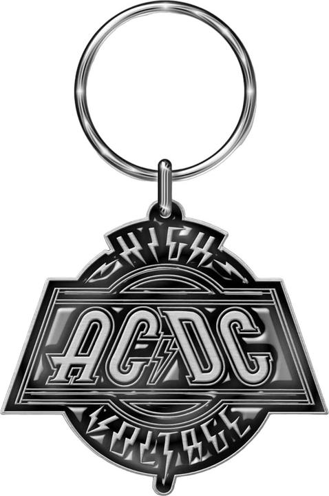 Actual product image AC/DC High Voltage Metal Keyring