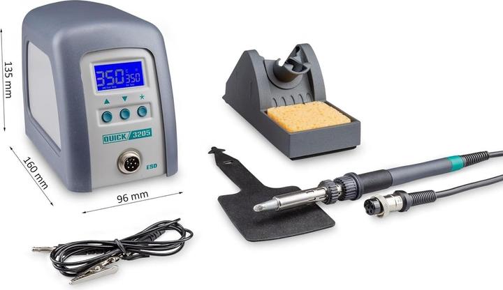 Actual product image Quick Digital Adjustable ESD High Frequency Soldering Station (ward)