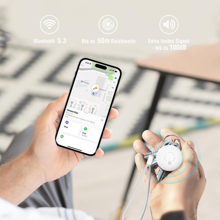 Produktbild 4smarts SkyTag Duos 4er Set (Android, iOS)
