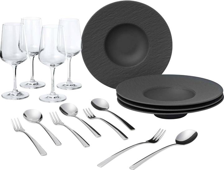 Actual product image Villeroy & Boch Pastaset 12tlg. EC Manufacture Rock (4 pcs.)
